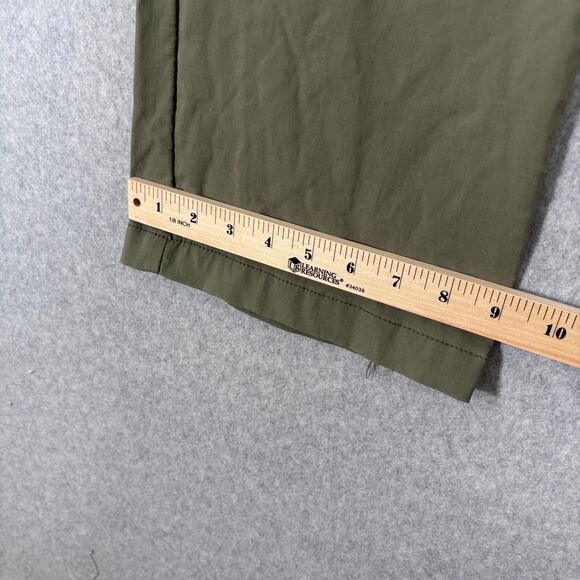 PrAna Pants 8 Green Nylon Stretch Low Rise Hiking Climbing Utility GORP Olive - Picture 9 of 13